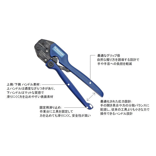 高周波(RF) 同軸コネクタ 専用圧着工具 JCT-16