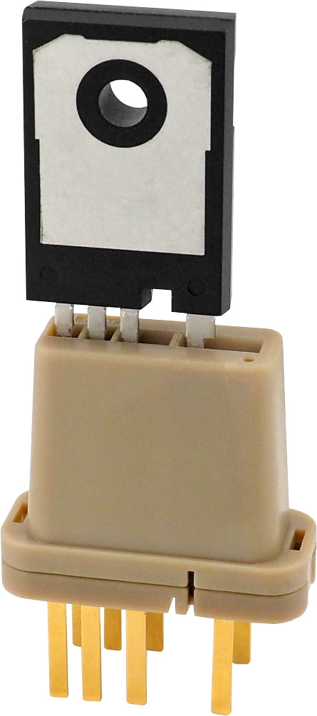 Power device socket, 4-terminal socket, TO-247 4L compatible, T4PNF-L214-ST-BK-P, 1 piece
