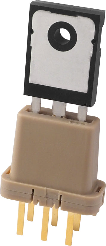 Power device socket, 3 terminal, PCB mounting type, T3PNF-L214-ST-HT-P, 1 piece