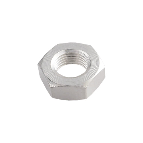 Hexagon Nut Type-3 Fine pitch thread Brass (Ag plating) M8x0.75 NUT-M8XP075-T5-BR-AG 10 pieces