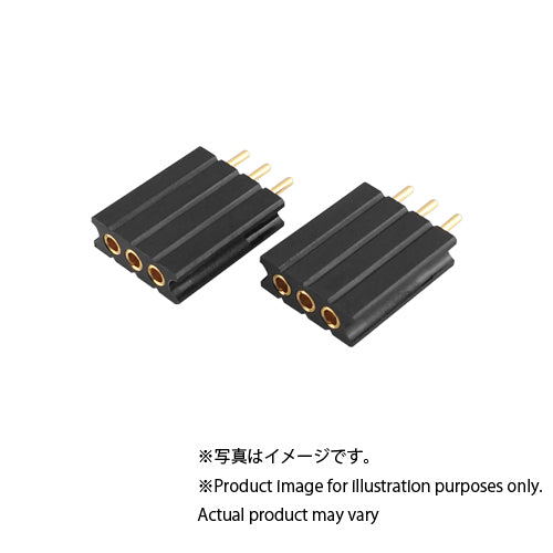 Pin socket(Sockets for devices) (3 pins x 1 row) PDSA-CM1-S03-GG, 10 pieces