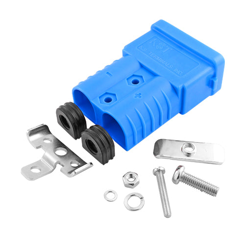 Battery Connector, Waterproof Type BMCWPF2MS-BL-14-SET, 1 set