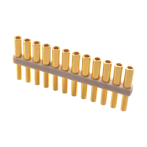 Pin socket (device socket) (12 pins x 1 row) PDHS254-NB15-S12-GG 10 pi ...