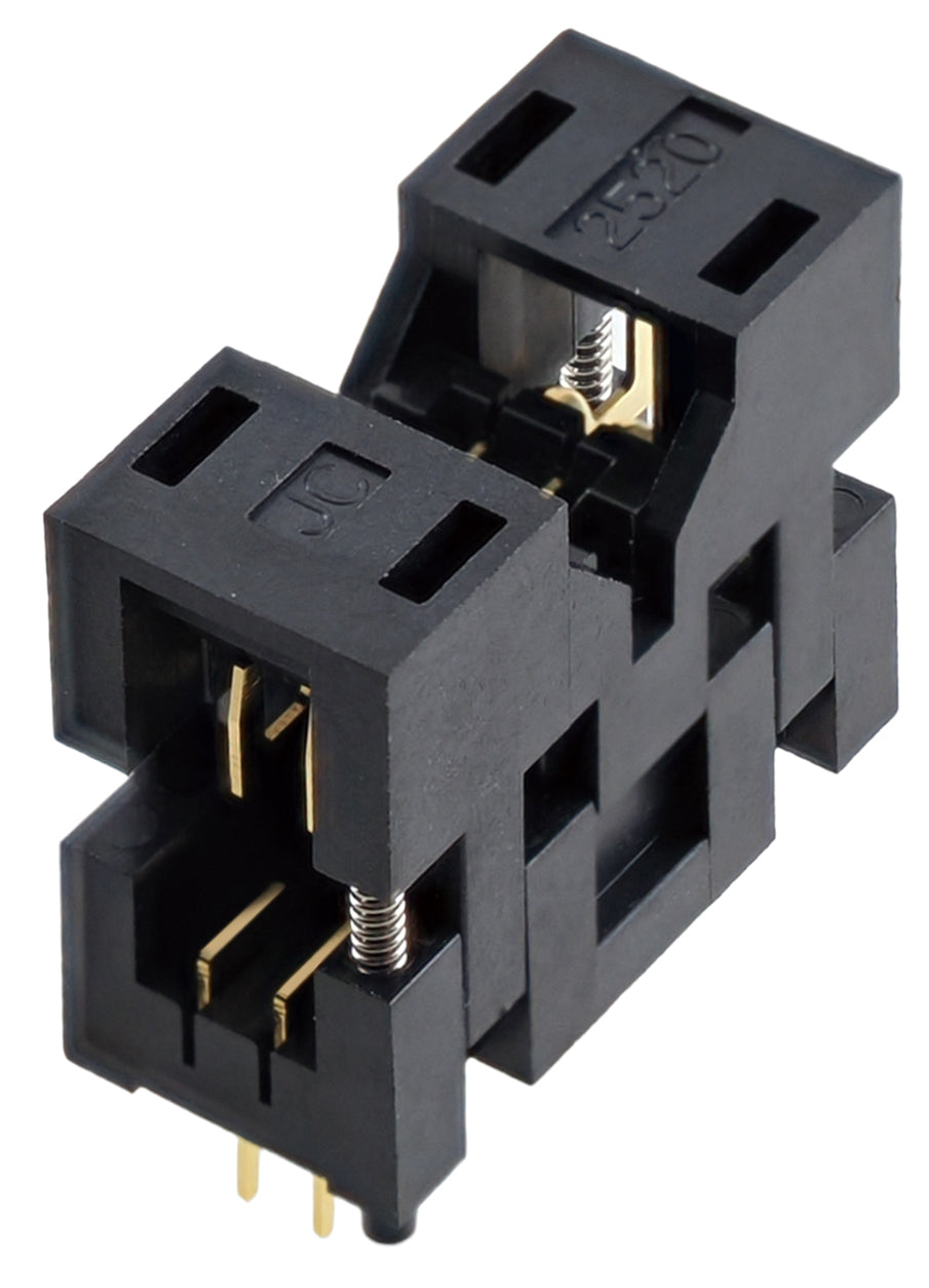 Crystal device socket GUT8-4-2520T076-P18, pack of 10