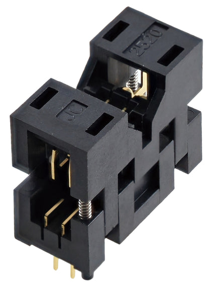 Crystal device socket GUT8-4-2520T076-P18, pack of 10